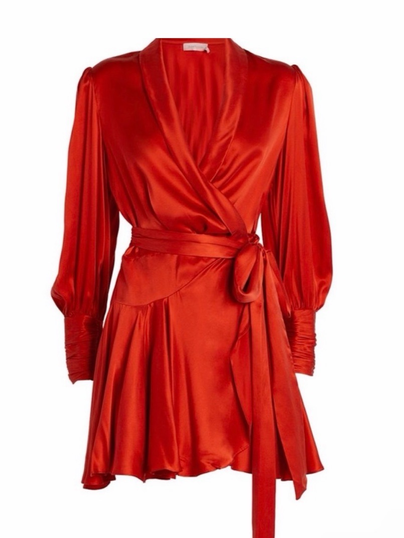 Zimmermann Scarlet Wrap Dress